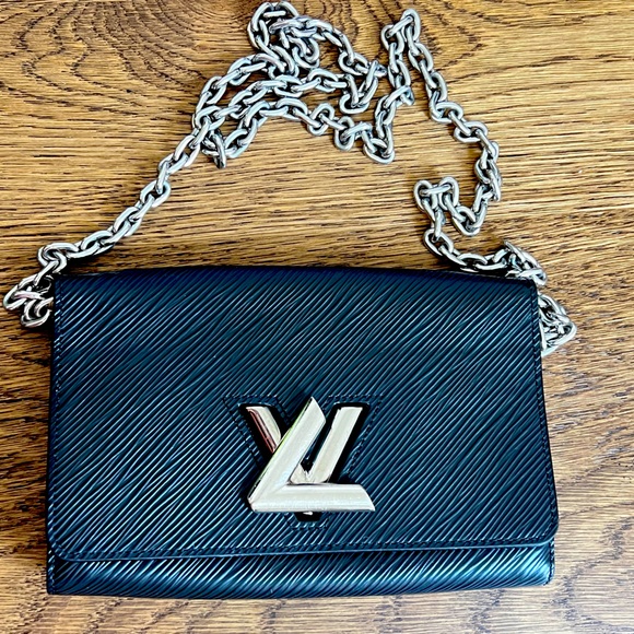 Louis Vuitton Handbags - Louis Vuitton Twist Chain Wallet Epi Black